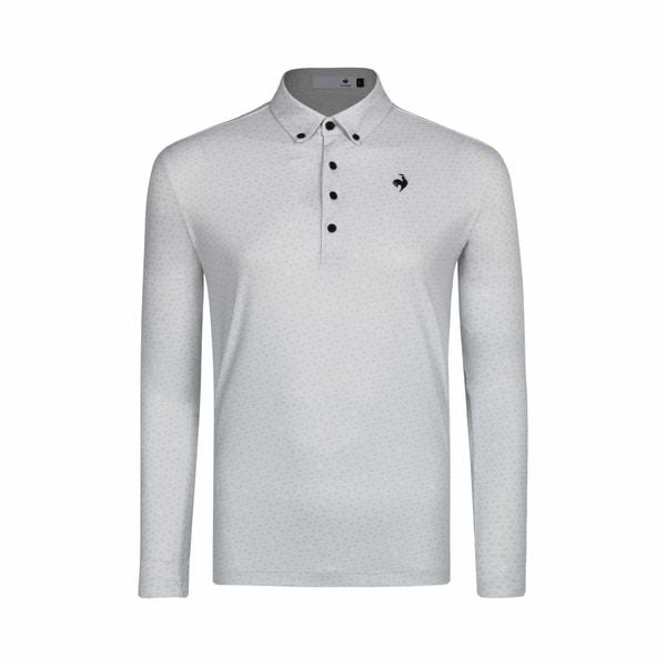 Áo dài tay có cổ le coq golf Nam LG5FLS01MV-GY00