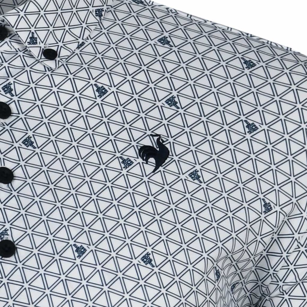 Áo dài tay có cổ le coq golf Nam LG5FLS01MV-WH00