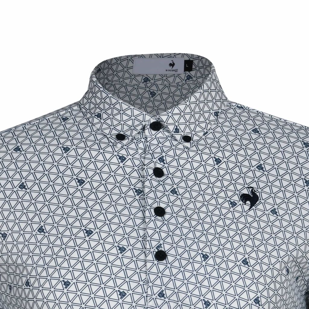 Áo dài tay có cổ le coq golf Nam LG5FLS01MV-WH00