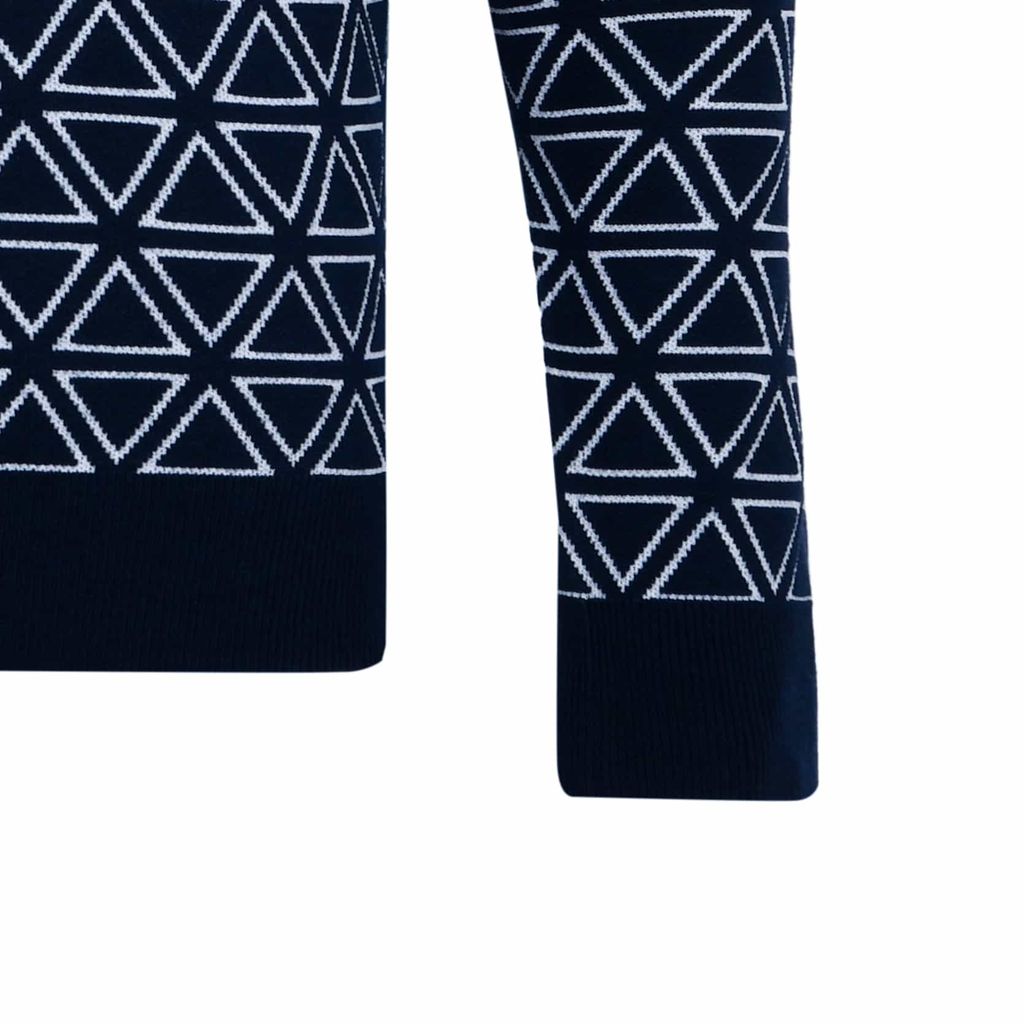 áo len nam Le Coq Sportif logo thêu tinh tế