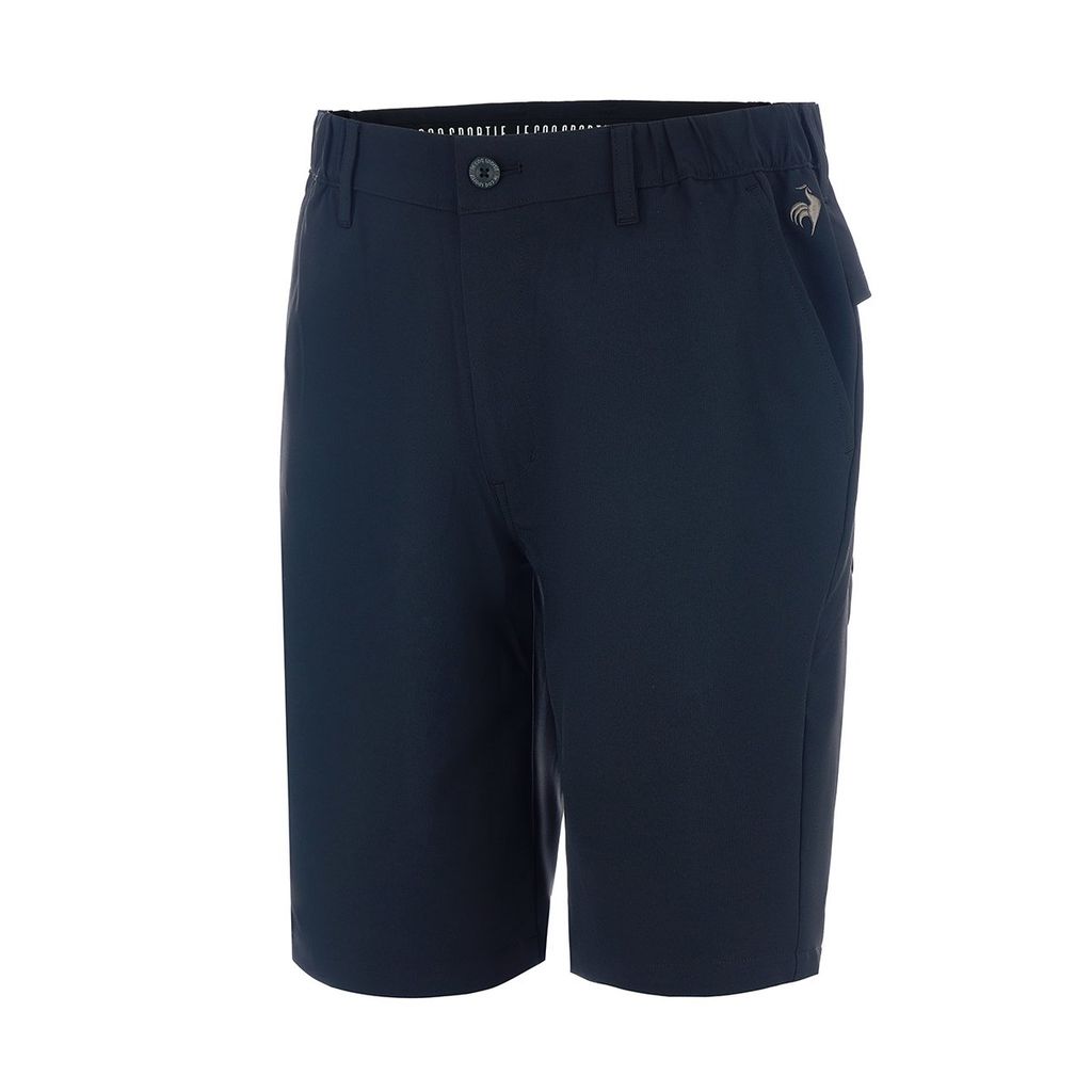 Quần short golf nam Le Coq LG5SHP00MV màu đen, thiết kế thể thao linh hoạt