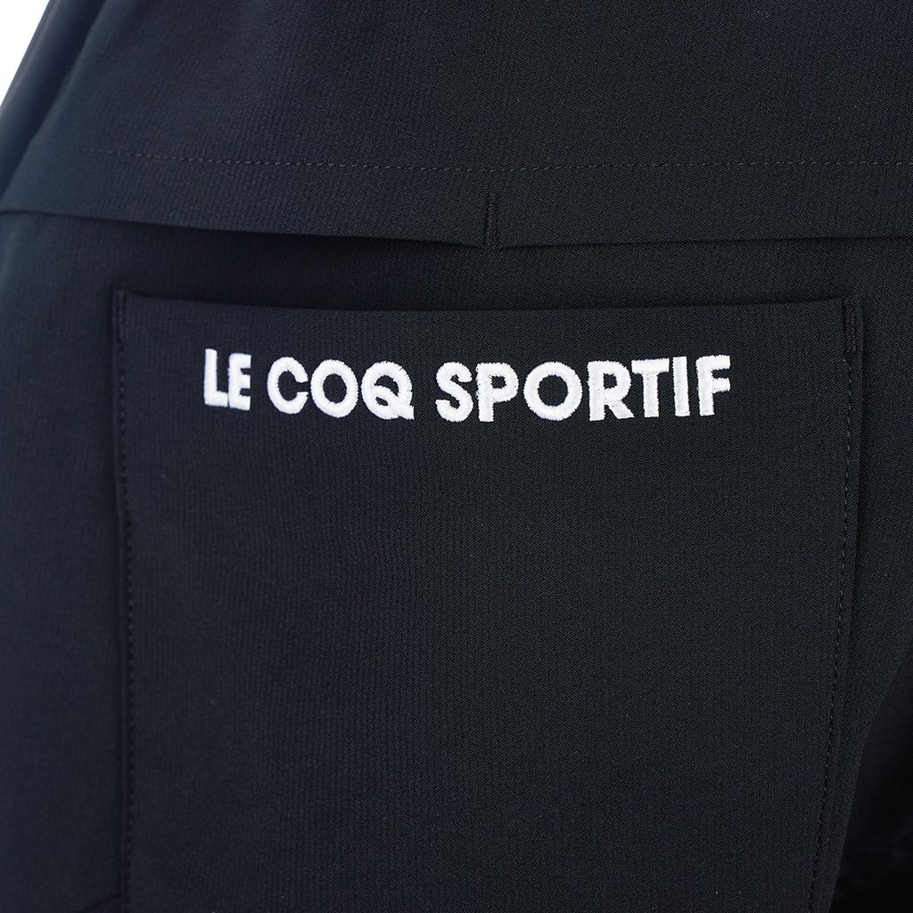 Vải pique co giãn, chống UV UPF50+ quần short nam Le Coq Sportif đen