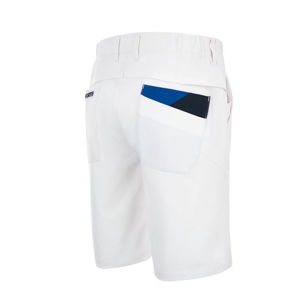 Quần short golf nam Le Coq LG5SHP00MV trắng, thiết kế ba chiều linh hoạt