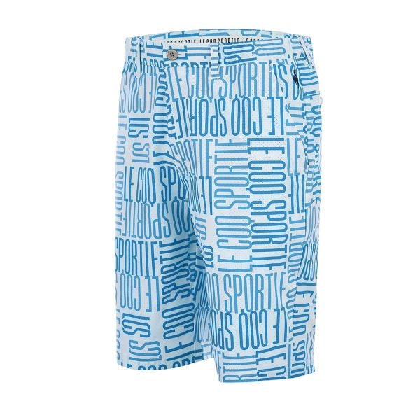 Quần short golf nam Le Coq LG5SHP01MV xanh dương, co giãn thoáng khí
