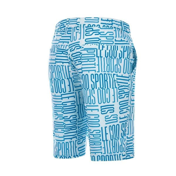 Quần short golf nam Le Coq LG5SHP01MV xanh dương, co giãn thoáng khí