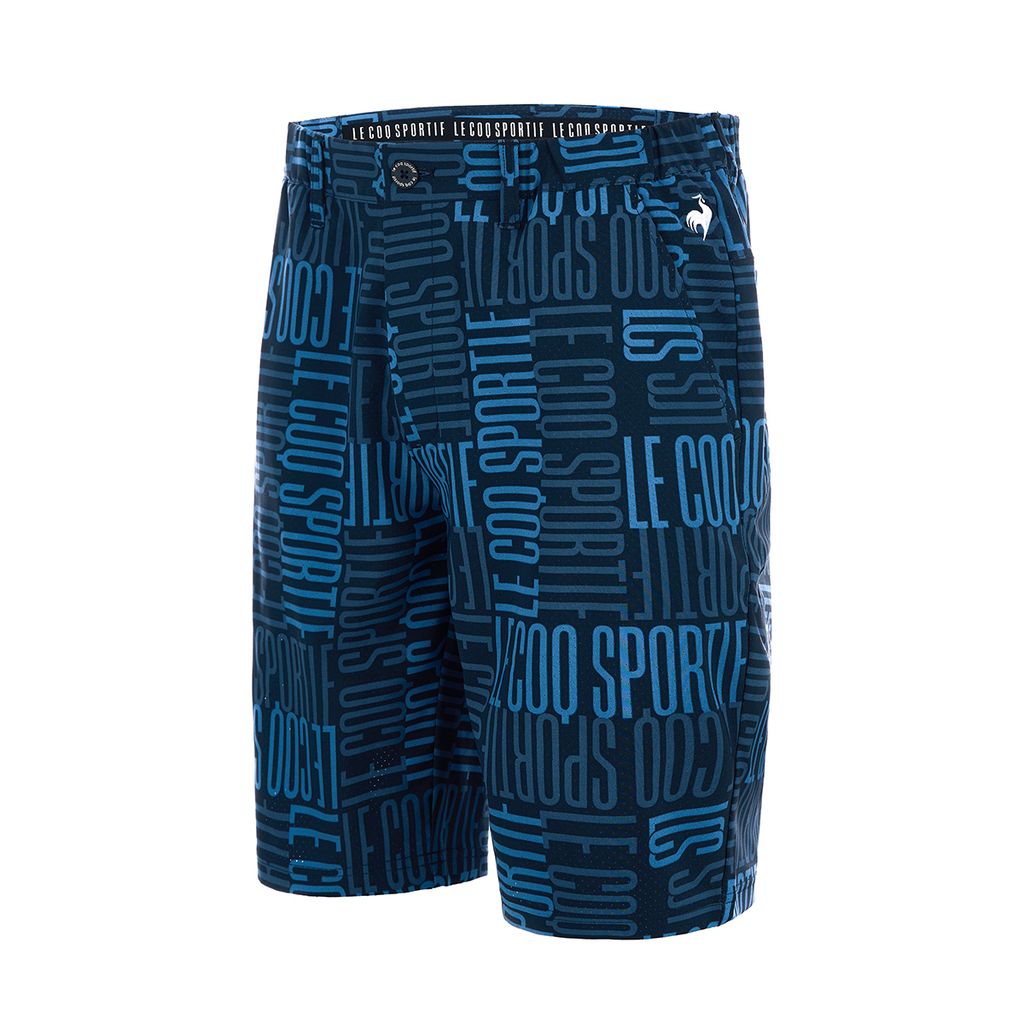 Quần short golf nam Le Coq LG5SHP01MV navy, thiết kế thoáng khí
