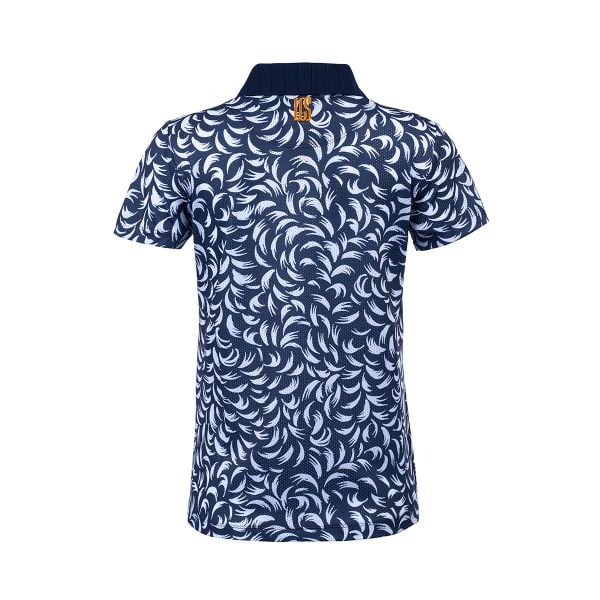 Áo polo golf nữ Le Coq LG5SHS12LV màu navy dáng chữ A nhẹ nhàng