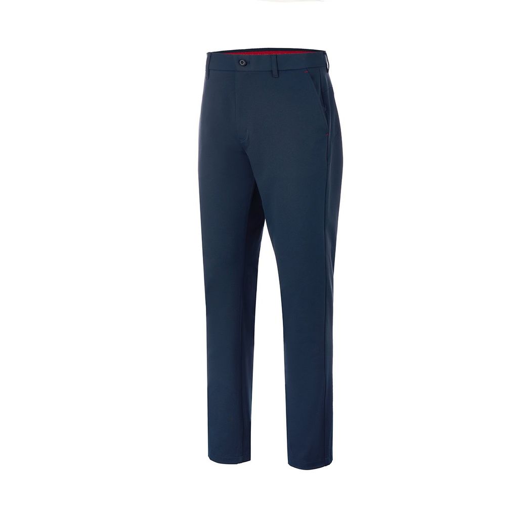 Quần golf nam Le Coq LG5SLP50MV màu navy dáng slim