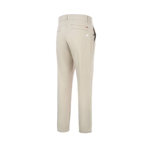 Quần golf nam Le Coq LG5SLP50MV màu beige dáng slim 9/10