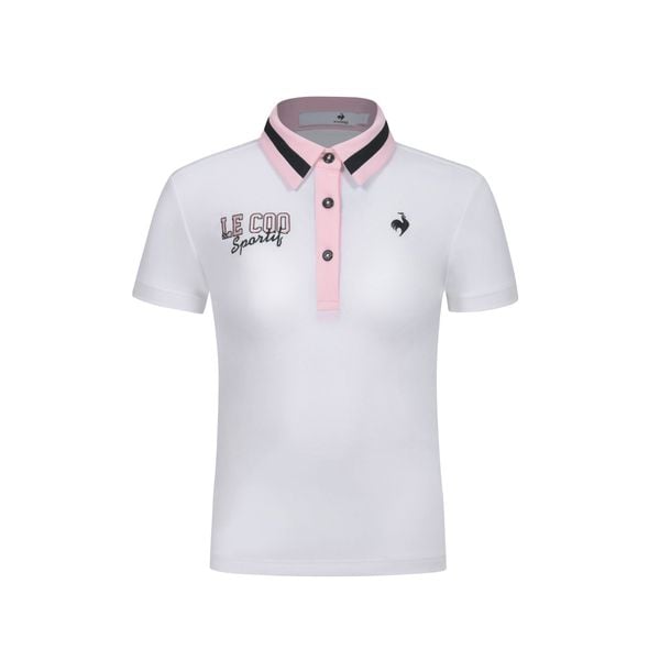 Áo Polo le coq golf Nữ LG6SHST0LV-WH00