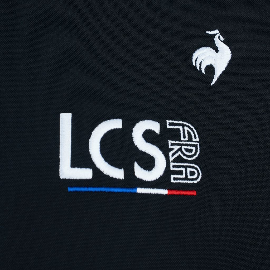 Áo Polo le coq golf Nam LG6SHSV0M-BK00