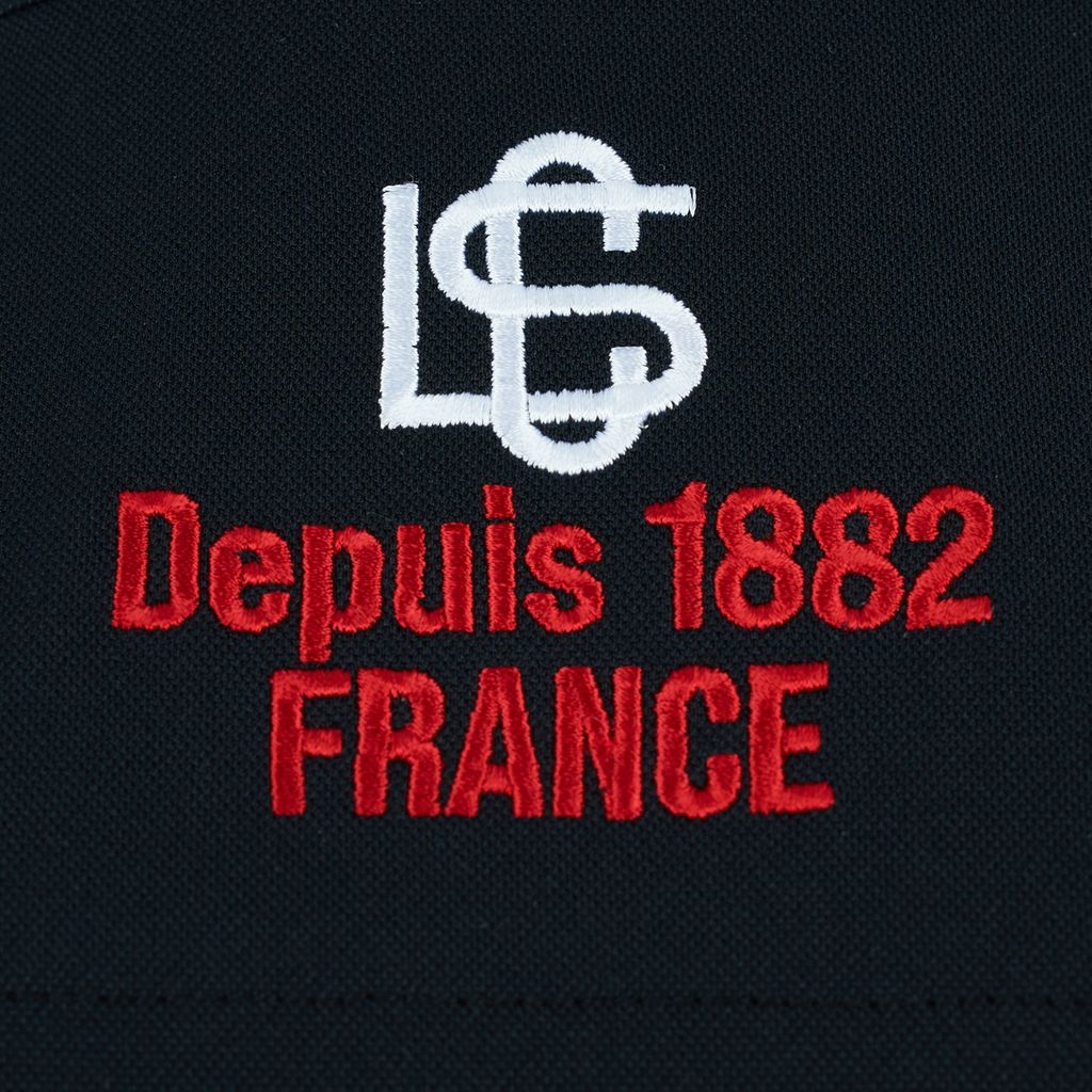 Áo Polo le coq golf Nam LG6SHSV0M-BK00