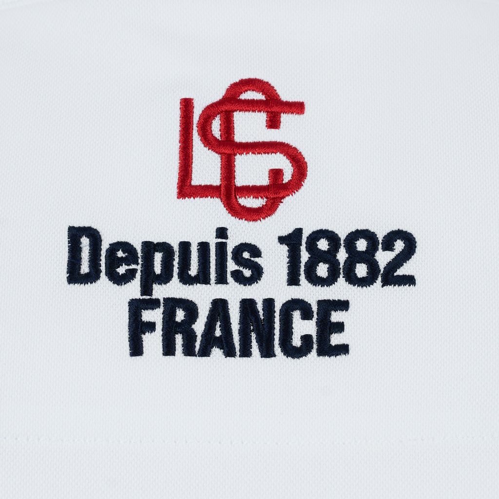 Áo Polo le coq golf Nam LG6SHSV0M-WH00