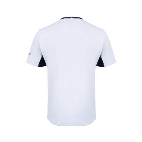 Áo T-shirt nam white seersucker thoáng mát khử mùi hạn chế tia UV