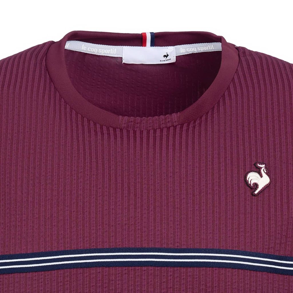 Áo T-shirt nam LN5FHT20MV-WR00 wine red thấm hút nhanh co giãn linh hoạt