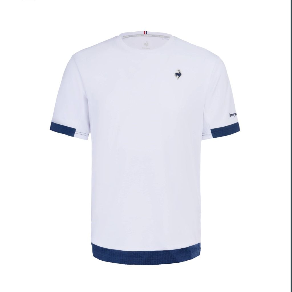Áo T-shirt le coq sportif nam LN5FHT21MV-WH00 White chuẩn JTA