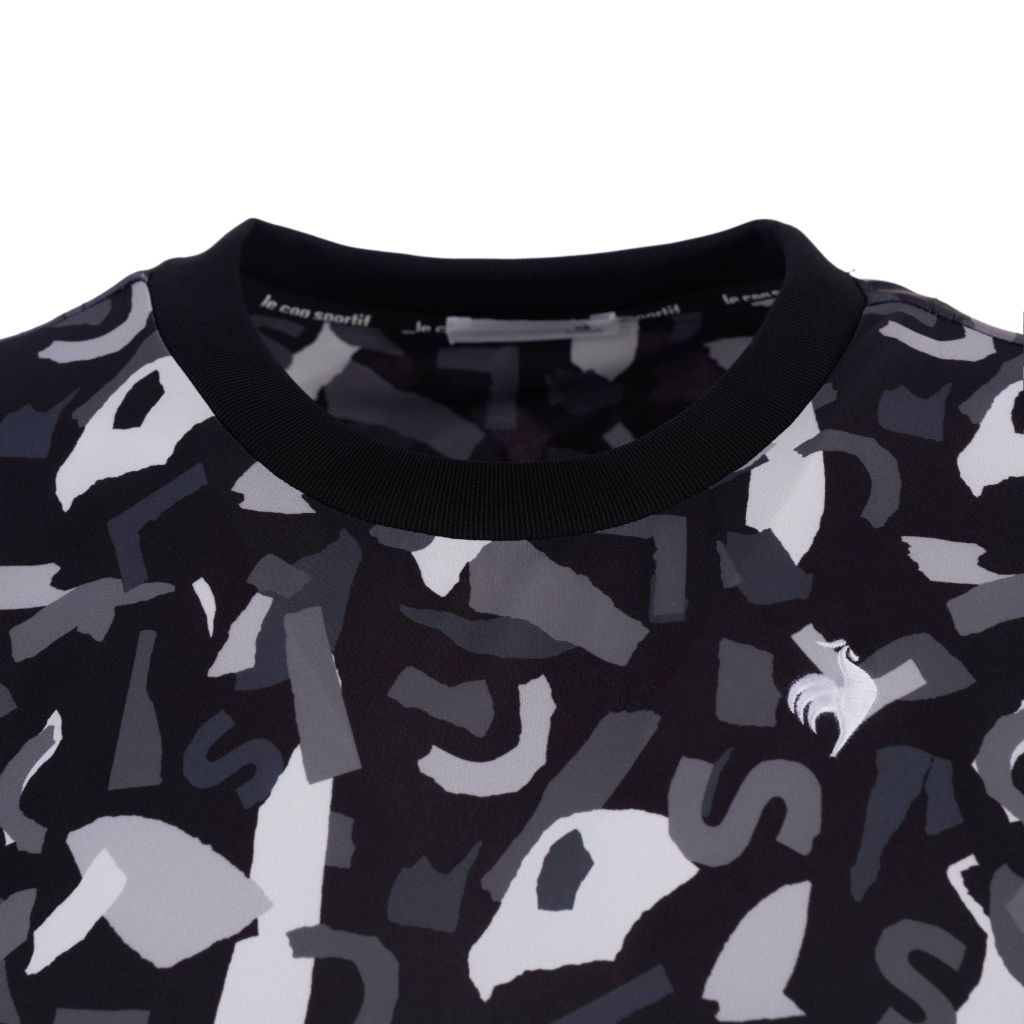 Áo thun nam Le Coq Sportif Black hoạt động ngoài trời mùa hè