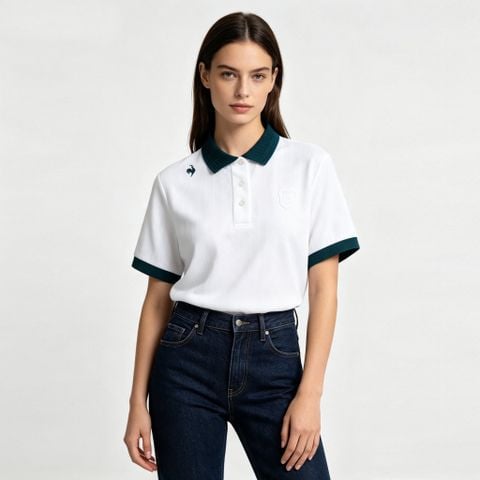 Áo Polo le coq sportif Nữ LT6FHS00LV-WH00