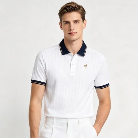 Áo Polo le coq sportif Nam LT6FHS02MV-WH00