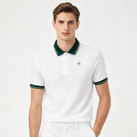 Áo Polo le coq sportif Nam LT6FHS02MV-WH01