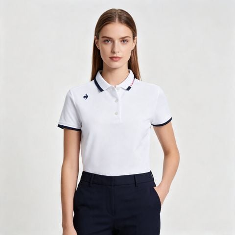 Áo Polo le coq sportif Nữ LT6SHS40LV-WH00