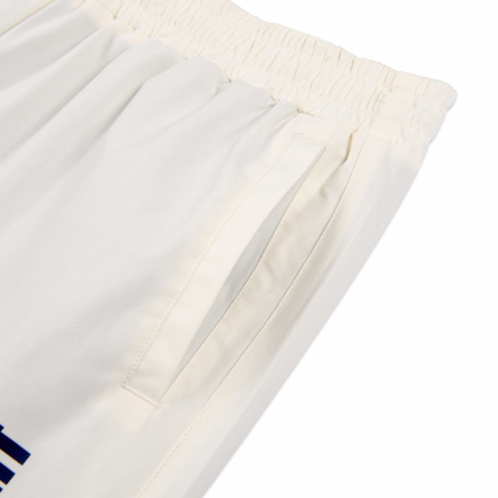 quần nam Le Coq Sportif eo co giãn dây rút trắng