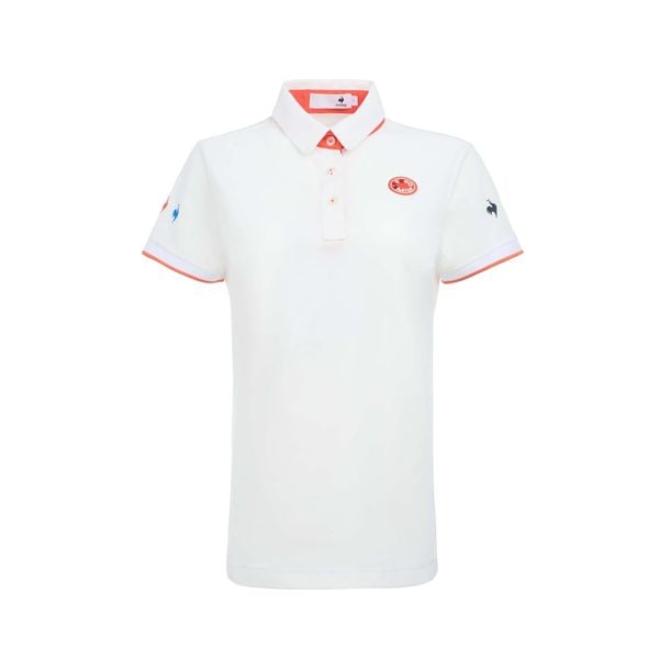 Áo Polo le coq golf Nữ LG6SHST2LV-WH00
