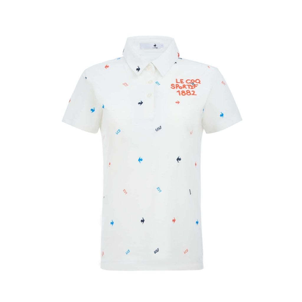 Áo Polo le coq golf Nữ LG6SHST3LV-WH00