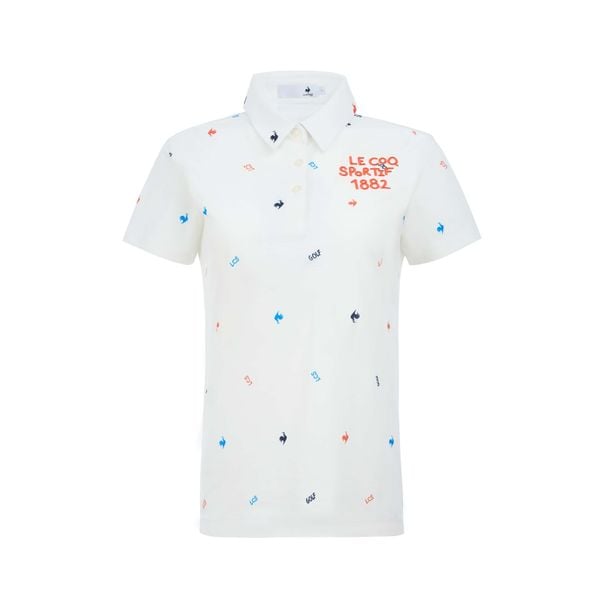 Áo Polo le coq golf Nữ LG6SHST3LV-WH00