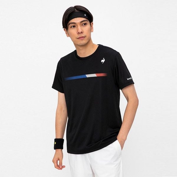 Áo T-Shirt le coq sportif nam - QTMVJA91V-BK