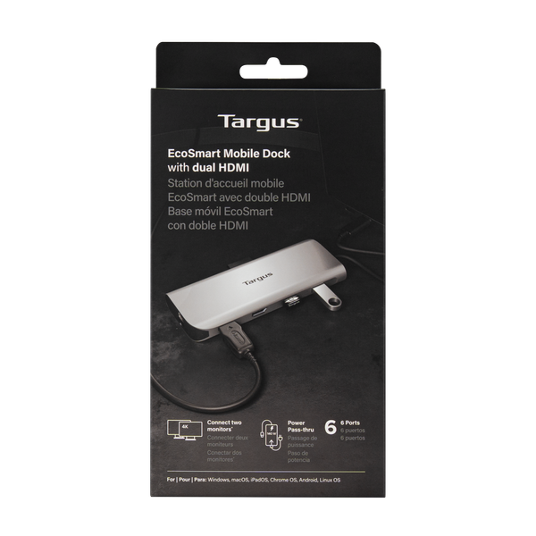 Trạm kết nối Dual Video nguồn 140W EPR Pass-Thru Targus DOCK403