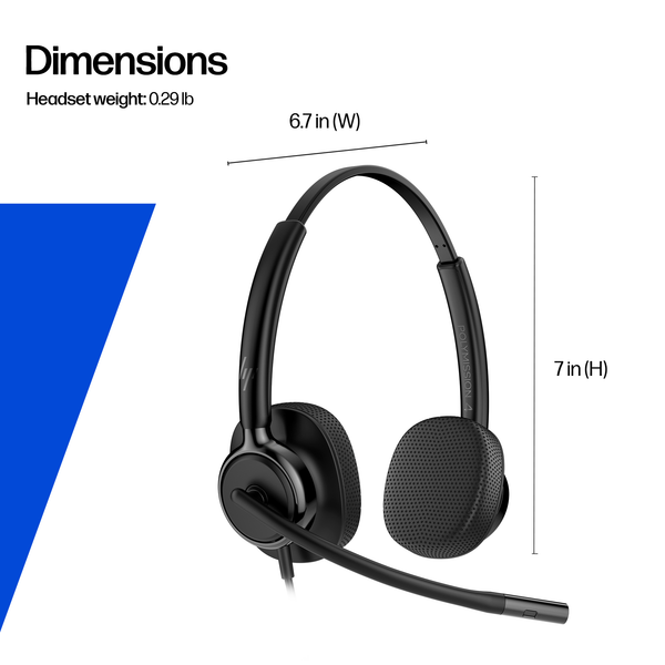 Tai nghe có dây USB Stereo HP Poly Mission 425
