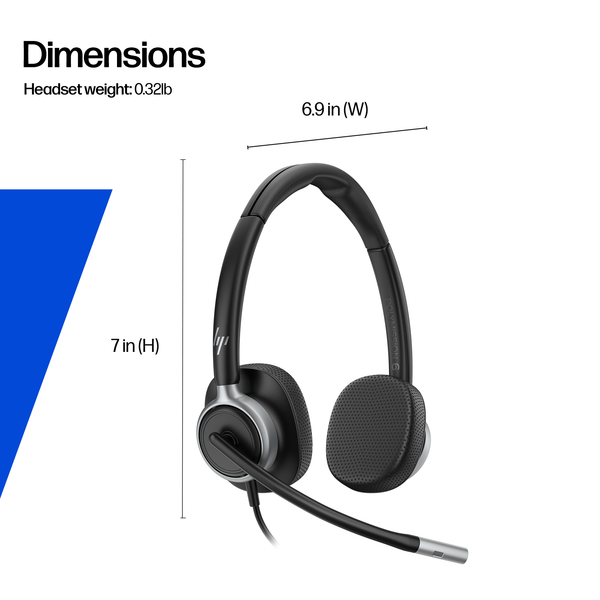 Tai nghe có dây USB Stereo HP Poly Mission 625