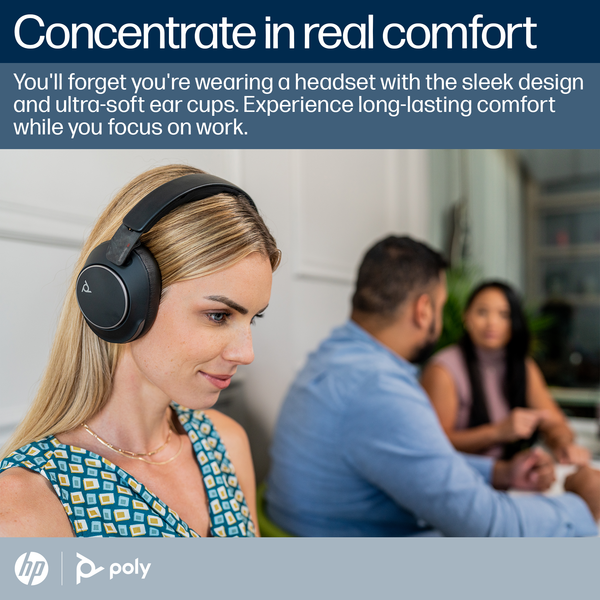 Tai nghe không dây Bluetooth Poly Voyager Surround 80 UC