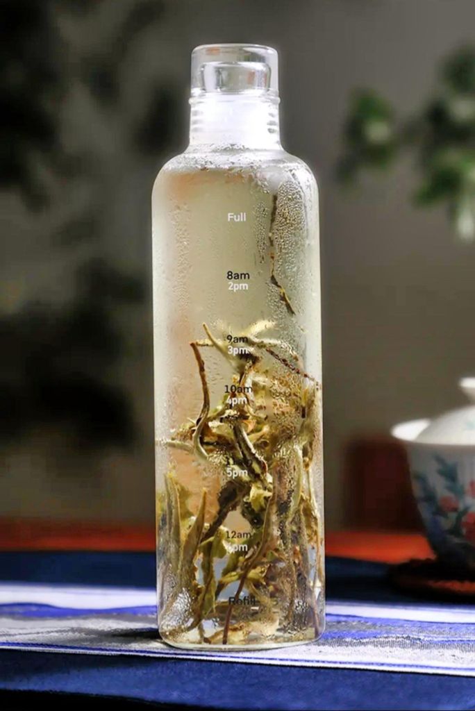Bình Ủ Lạnh Trà, Cold Brew Tea Thủy Tinh Borosilicate Có Vạch Thời Gian