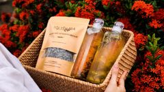 Bình Ủ Lạnh Trà, Cold Brew Tea Thủy Tinh Borosilicate Có Vạch Thời Gian