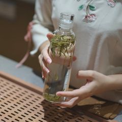 Bình Ủ Lạnh Trà, Cold Brew Tea Thủy Tinh Borosilicate Có Vạch Thời Gian