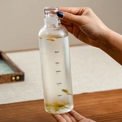 Bình Ủ Lạnh Trà, Cold Brew Tea Thủy Tinh Borosilicate Có Vạch Thời Gian