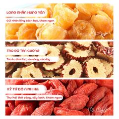 Combo Trà Bổ Dưỡng Long Nhãn, Kỷ Tử, Táo Đỏ Thơm Ngon