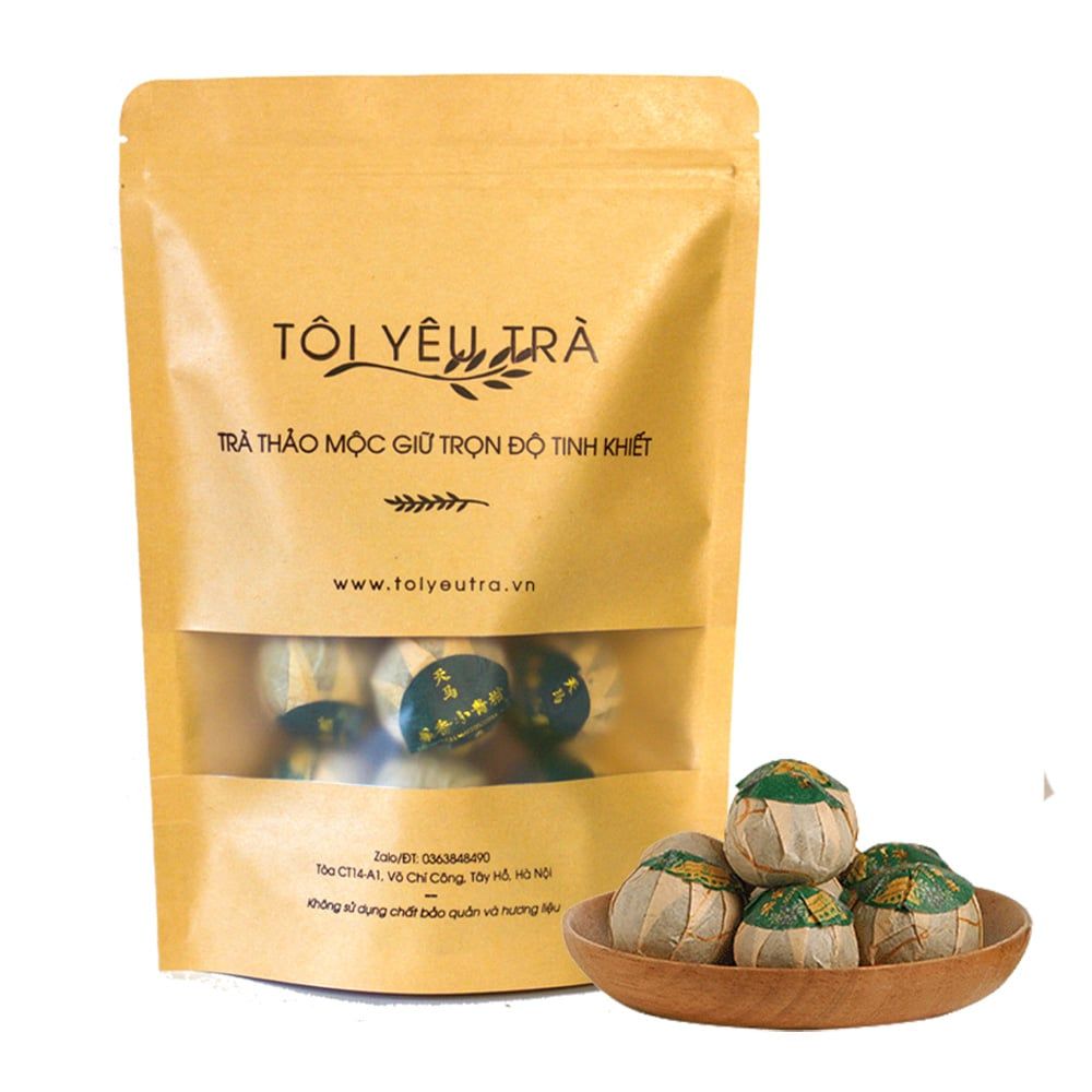 10 Viên Trà Phổ Nhĩ Quýt Tiểu Thanh Cam Thượng Phẩm Tân Hội