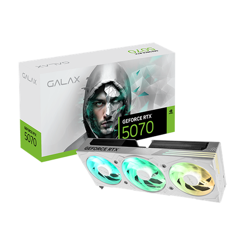  Card màn hình GALAX GeForce RTX5070 EX Gamer 1-Click OC White 57NON7MDBVXW 