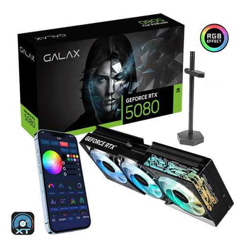  Card màn hình GALAX GeForce RTX5080 1-Click OC 16GB GDDR7 58NZN6MDBBOC 