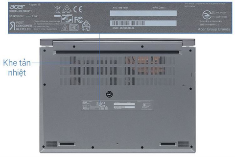  Laptop Acer Aspire 16 AI A16-71M-59L5 NX.J4YSV.001 Ultra 5 125H| 16GB| 512GB| OB| 16