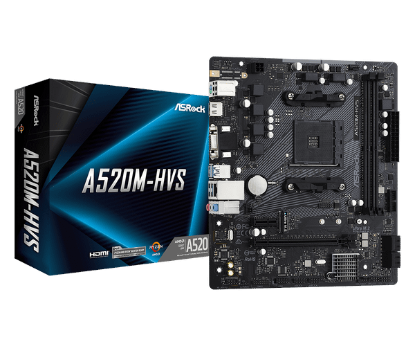  Mainboard ASRock A520M-HVS D4 AM4 