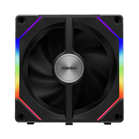  Fan Case Gamdias AEOLUS P2-1201 ARGB PWM 120mm Black CCAEOLP21201BLGA 