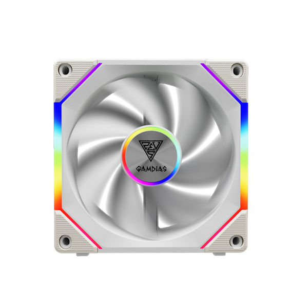  Fan Case Gamdias AEOLUS P2-1201 ARGB PWM 120mm White 