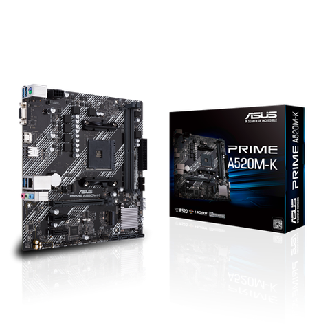  Mainboard ASUS A520M-K Prime (Chipset A520) 