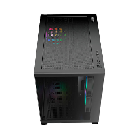  Thùng máy tính | Case Gamdias AURA GC10M V2 Black ARGB CAAURAGC10MV2BLGA 