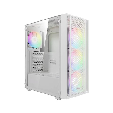  Thùng máy tính | Case Gamdias AURA GC2 ELITE ARGB White 