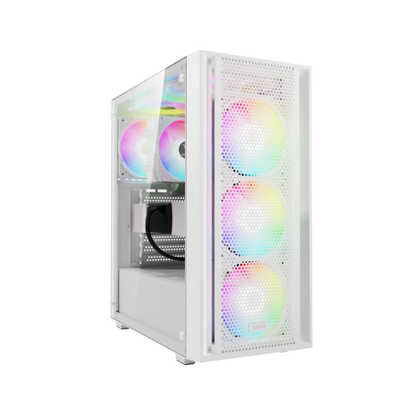  Thùng máy tính | Case Gamdias AURA GC2 ELITE ARGB White 